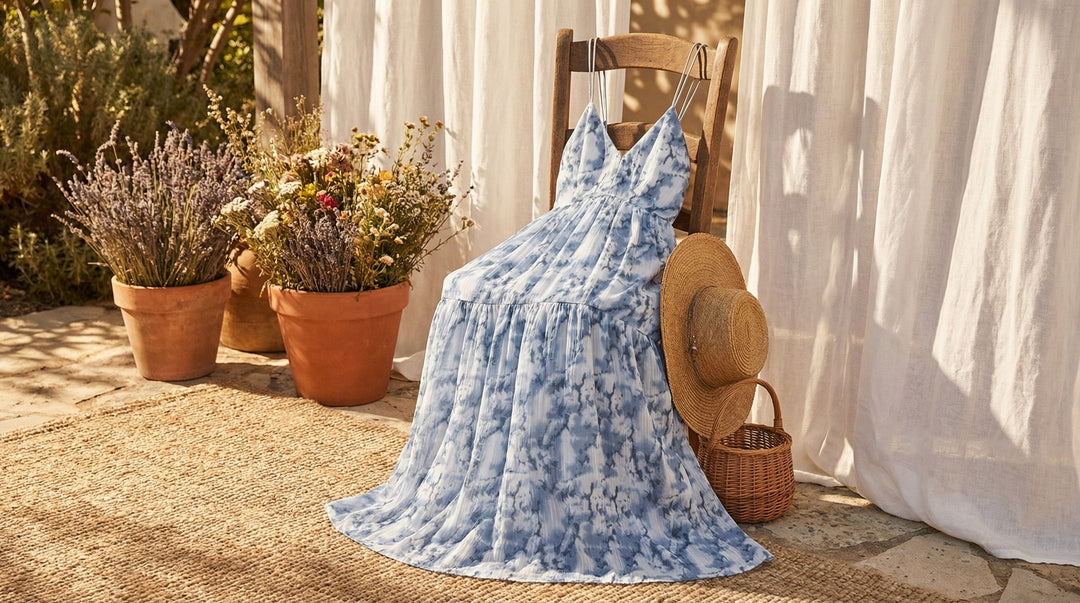 Robe Courte pour Femme à Bretelles Tissées